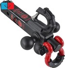 Tri-ball Hitch Mount W  Shackle   Hook For Trailer 2  Receiver  10k Tow Capacity