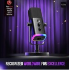 Fifine Ampligame Am8 Usb xlr Dynamic Cardioid Mic  Desktop Stand  Rgb Mute