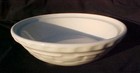 Longaberger Pottery - Woven Pattern - 6  Ivory Pie Plate With Box - Never Used  