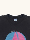 Vintage Hanes Hawaii T Shirt Mens Xl Black 80s Sailboat Pacific Islands Graphic