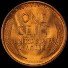 1909-s Lincoln Small Cent Penny Bn Copper Business Strike