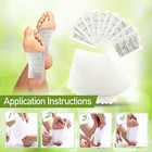 40pcs Detox Foot Pads Patch Detoxify Toxins Fit Health Care Pad Cleanse Health
