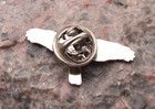 European Sparrowhawk Hunting Bird Of Prey Brooch Raptor Wildlife Pin Badge