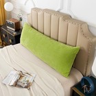  Pack Of 1 Corduroy Soft Soild Decorative Square Body Pillow Body Size Green