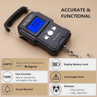 Digital Luggage Scale - Portable 110lb 50kg Weighing Scale For Travel And Fishin
