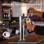 D System Keg Coupler Beer Allocation With Self-closing Faucet Spill Prevention