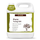 1 Gallon Pure Tung Oil For Wood Finishing Natural Food Grade Safe  128 Oz