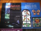 Stained Glass Pattern Books Lot Of 4 Various Themes