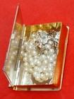 Our Lady Of Fatima Silver-plated Bible-shaped Rosary Box pill Box Made In Italy