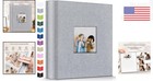 Personalized Linen Photo Album With 600 Slots - Perfect For Weddings   Family