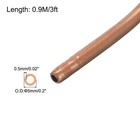 Copper Tube 3 16   Od X 3ft Refrigeration Flexible Pipe Seamless Hollow