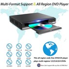 1080p Dvd Player All Region Free Dvd Cd Usb Player With Hd rca Output   Remote