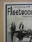 Fleetwood Mac Poster 97 Tour Original Concert Stevie Lindsey Christine John Mick