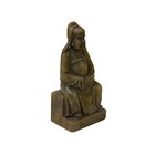 Chinese Natural Stone Ancient Style Officer Dressing Figure Display Ws3468