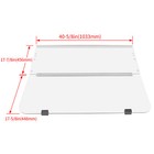 Clear Folding Windshield For Yamaha G14 G16 G19 1995-2003 Gas electric Golf Cart