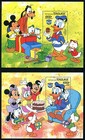 Togo 1230-1240 Disney Characters 50th Ann Of Donald Duck 1984 Scv- 36 10  X14666