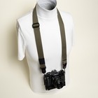 Cotton  Photo Camera Strap   Peak Design Anchors Wrist Neck Handmade Olive Green