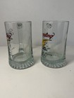 Vintage Yuengling Glass Beer Mugs Set Of Two 