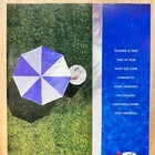 1991 Beefeater Dry Gin Vintage Print Ad Lawn Umbrella Summer Liquor Advert