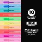 Sakura Gelly Roll Moonlight 10 Gel Pens  Assorted Bright  10 Pack   Bold Poin   