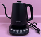 Chefman Rj11-gn-p-black Truetemp Precision Control Gooseneck Kettle  Black