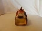 Vintage Freeman   Mcfarlin Ceramic Saint Bernard Dog Figurine With Barrel