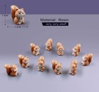 10pcs Little Squirrel Miniature Fairy Garden Statue Resin Mini Figurine Gifts