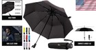 Elegant Compact Rain Umbrella - Windproof  Portable  One-hand Functionality