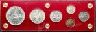 1960 Canada   6 Coin Mint Set   Silver  1  50c 25c 10c   Nickel 5c   Copper 1c