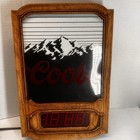 Vintage Coors Lighted Bar Sign W digital Clock - Nice  Wilson Peak