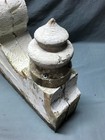 Vtg Pair Large Shabby 21x26 Acorn Drop Finial Roof Corbels Brackets Old 1749-25b