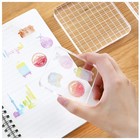 6 Pieces Stamp Blocks Acrylic Clear Stamping Blocks Tools With