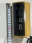 Copal 222 Flip  Patapata Clock Yellow Vintage Retro Rare Made In Japan Works