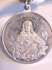 Vintage Antique Hns Holy Name Society Catholic Religious Pin Medallion F Koch