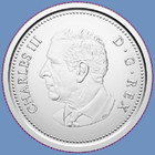 2025 Canada Half Dollar Fifty Cents Coin  Mint Unc King Charles 50 Cents 50c