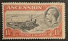 Travelstamps  1934 Ascension Stamps Sg 23 - 14 Perf - Kgv - Mint Mogh