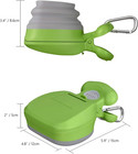 Portable Dog Pooper Scooper  Hands Held Pet Poop Picker Upper Intergrated Bag Di