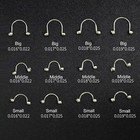 10pcs pack Dental Orthodontic Anterior Tooth Torque Springs Rectangular 12 Size