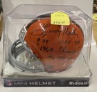 Leroy Kelly Signed Autographed Mini Helmet Hof 94