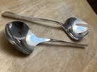 International Sterling Silver Vision Salad Serving Spoon And Fork 9 