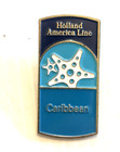 Holland American Cruise Line Caribbean Souvenir Enamel Hat Lapel Pin