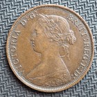 1861 Canada Provinces  Nova Scotia  1 Cent - Free Shipping  C4471