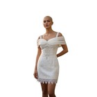 Vintage Jessica Mcclintock Victorian Revival Women s Evening Ivory Dress Sz 9 10