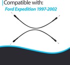 2pcs Rear Cargo Door Latch Tailgate Release Cable For Ford Expedition 1997-2002 