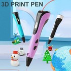 New Style 3d Printing Pen Set For Kids With Pla Filament Power Supply Travel Cas
