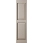 14 75 In  W X 71 In  H   Standard Two Equal Panels  Raised Panel Shutters  In   