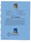 2001 Souvenir Pages With First Day Cancels Washington Monument   U s  Capitol