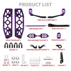Purple Footboards Floorboards For Harley Touring Road King Flhr Road Glide 14-25