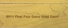 2011 Final Four Game Used Court Piece Nba Authentic