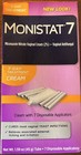 Two New Monistat 7 Vaginal Antifungal Cream Treatment  Each Purchase Has 2 Boxes